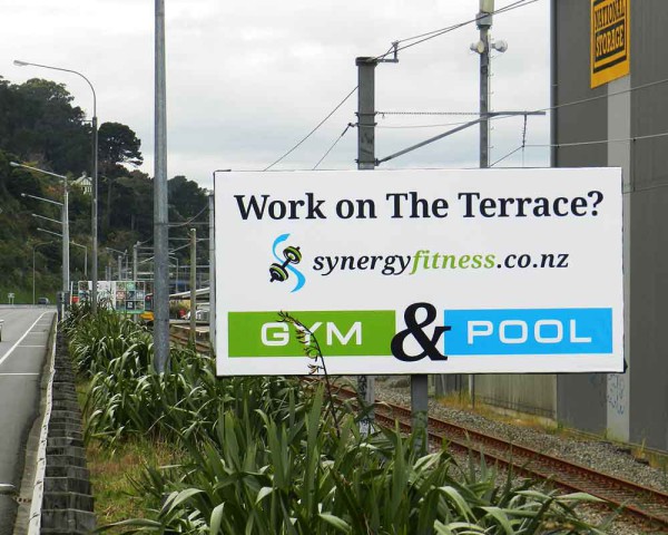 Hutt Motorway – Synergy Fitness Billboard